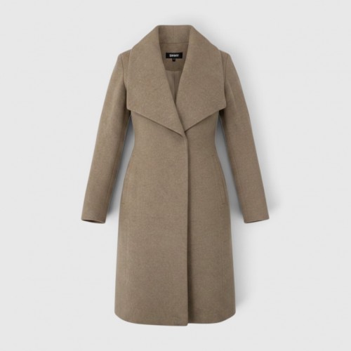 Γυναικείο Μπεζ Μακρύ Παλτό DKNY / Pre-Owned